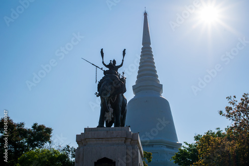 The monument of King Naresuan the great photo