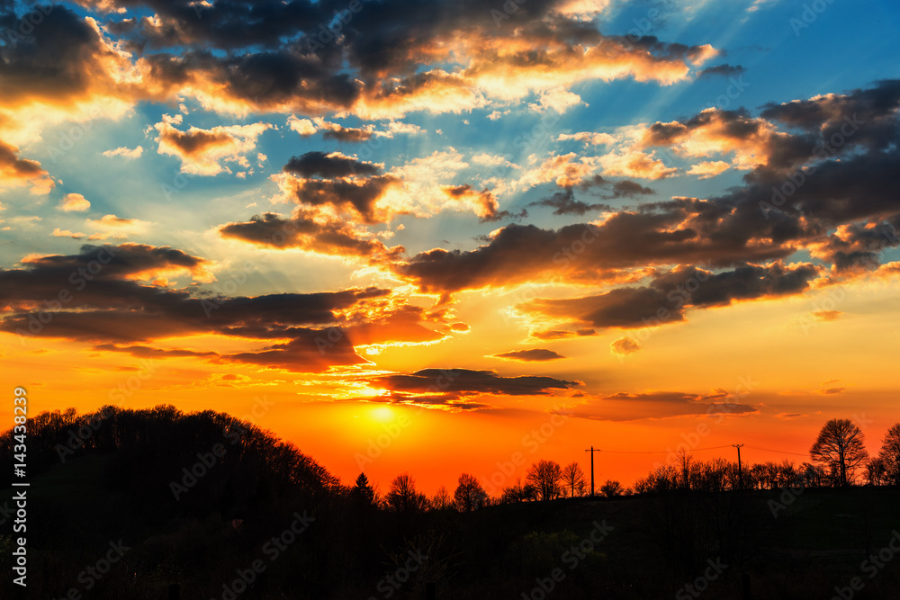 Sunset time Sunset time