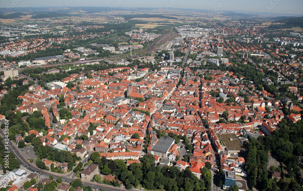 Luftbild von Göttingen / Aerial view of Göttingen (Germany)