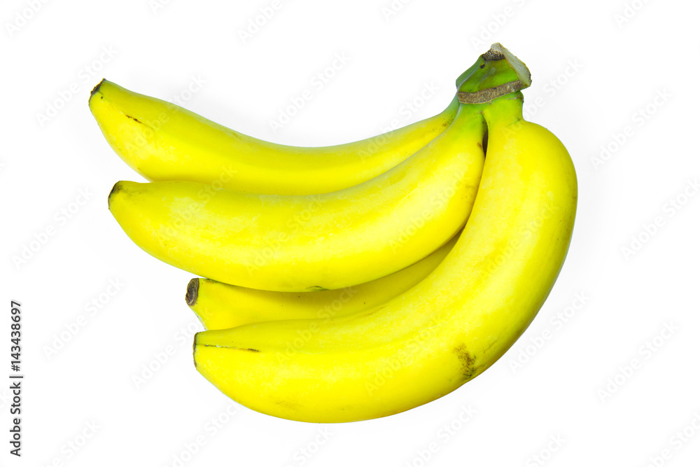 Bunch of bananas isolated on white background with clipping path Bunch of bananas isolated on white background with clipping path