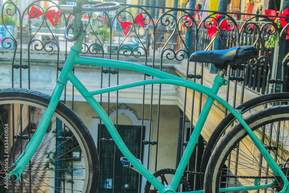 Turquoise Vintage Bike