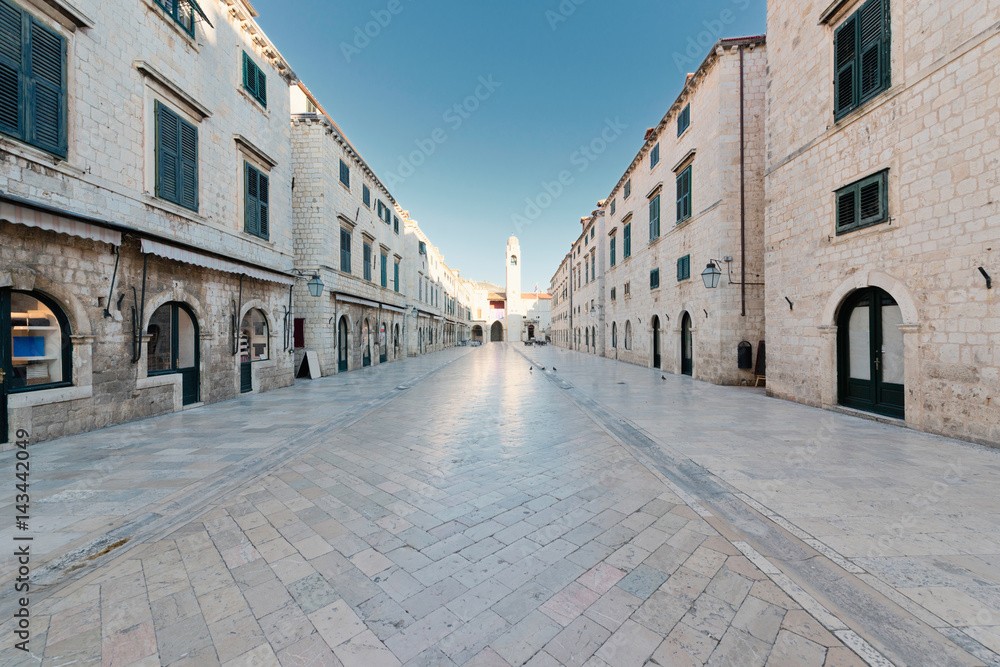 Stradun street in Dubrovnik