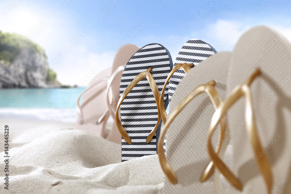 Obraz premium flip flops 