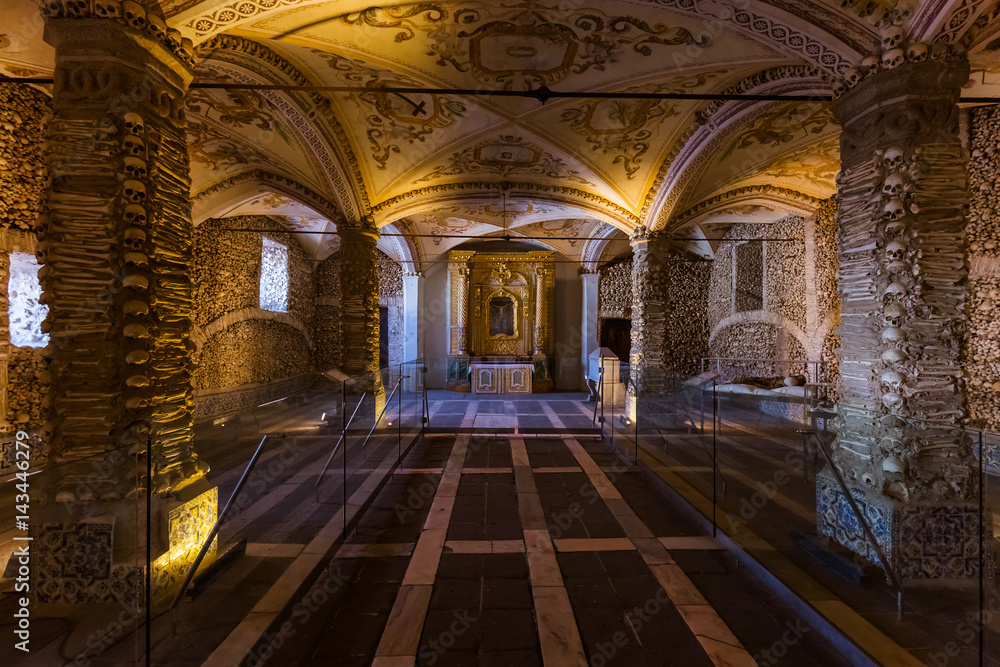 Obraz premium Chapel of the Bones - Evora Portugal