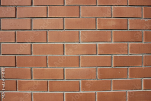 wall of red brick