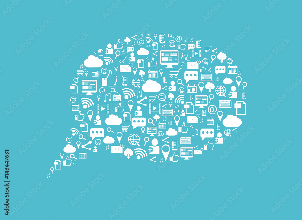 Social media background. Internet and social media icons in the shape of the blue background. Abstract background Stock Vector | Adobe Stock Social media background. Internet and social media icons in the shape of the blue background. Abstract background Stock Vector | Adobe Stock