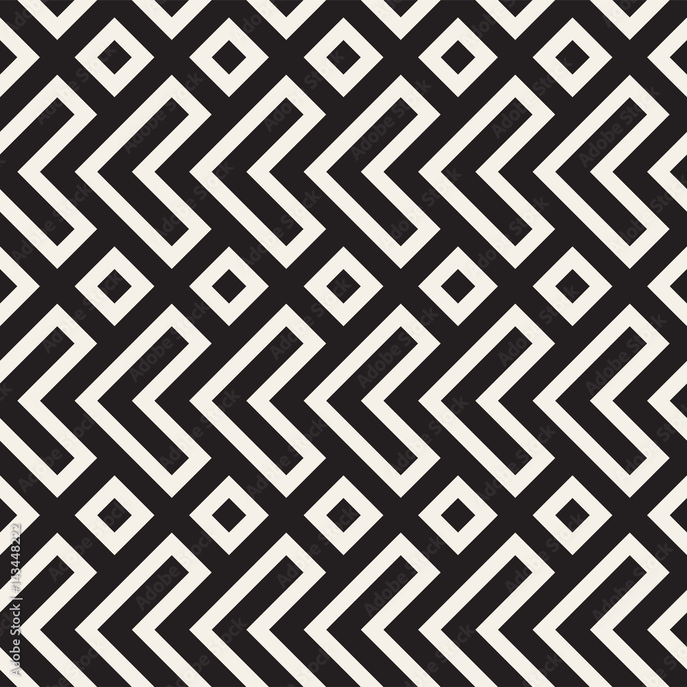 Maze Tangled Lines Contemporary Graphic. Abstract Geometric Background Design. Vector Seamless Pattern. Maze Tangled Lines Contemporary Graphic. Abstract Geometric Background Design. Vector Seamless Pattern.
