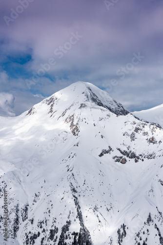 Mountain peak in winter © dbrus