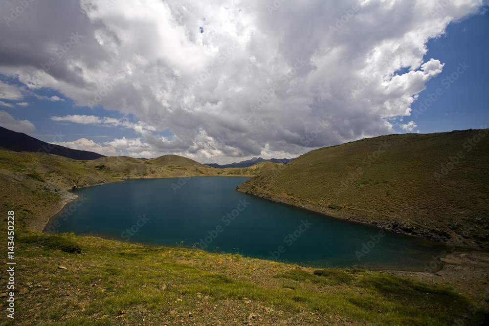 Aygir Lake in Kesis Mountains Erzincan Turkey
