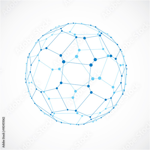 Abstract vector low poly ob...
