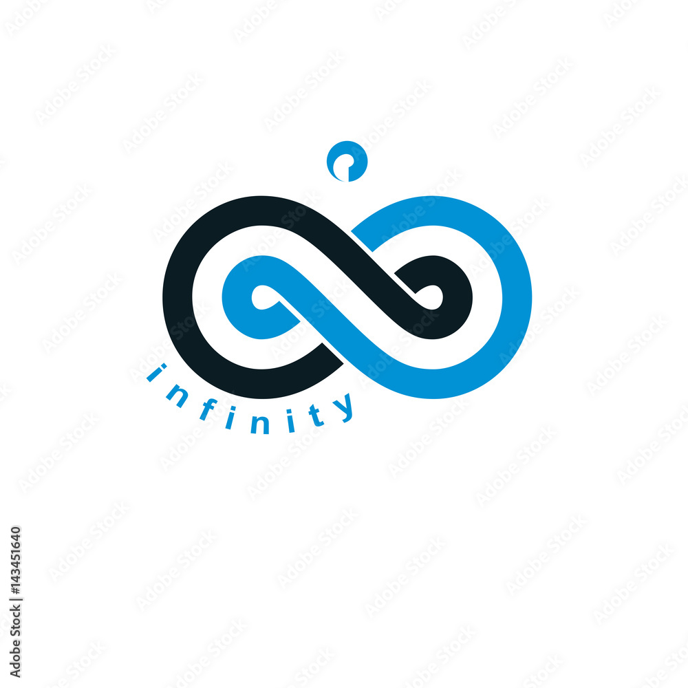 Infinity Loop vector symbol, conceptual logo special design. Infinity Loop vector symbol, conceptual logo special design.