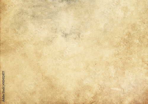 Old stained and yellowed paper texture.