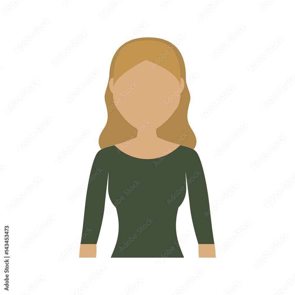 woman cartoon icon over white background. colorful design. vector illustration woman cartoon icon over white background. colorful design. vector illustration