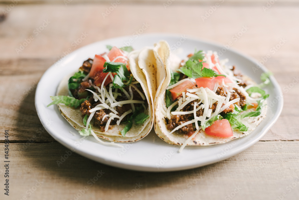 Classic American Ground Beef Soft Tacos Classic American Ground Beef Soft Tacos