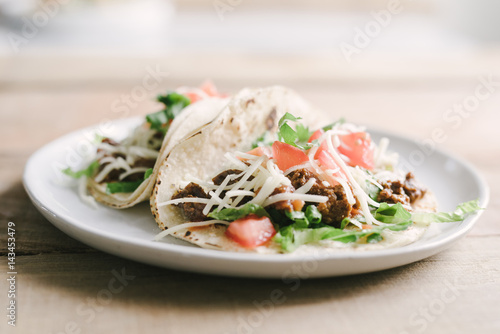 Classic American Ground Beef Soft Tacos