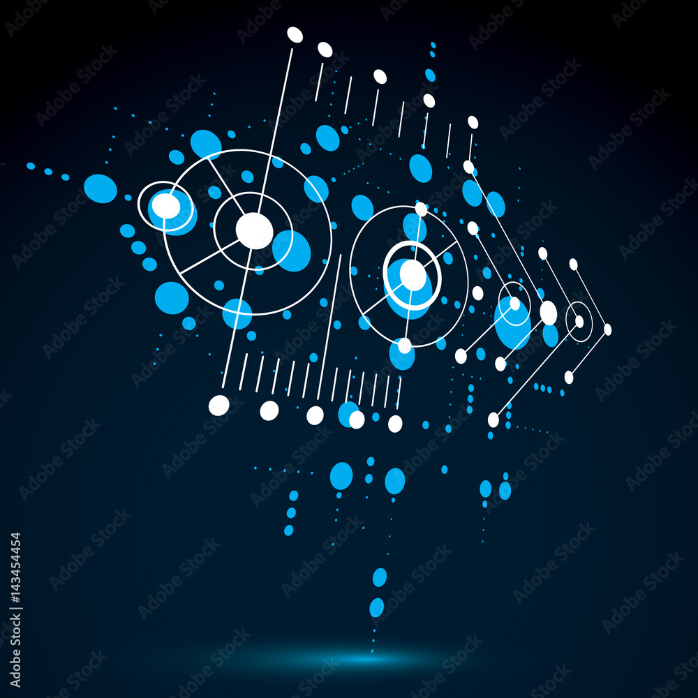 Bauhaus retro wallpaper, perspective blue art vector background made using grid and circles. Geometric graphic 1960s illustration can be used as booklet cover design. Bauhaus retro wallpaper, perspective blue art vector background made using grid and circles. Geometric graphic 1960s illustration can be used as booklet cover design.