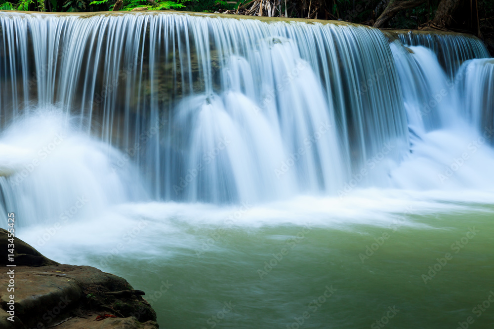 Deep waterfall in Huay Mae Kamin Kanjanaburi Thailand Deep waterfall in Huay Mae Kamin Kanjanaburi Thailand