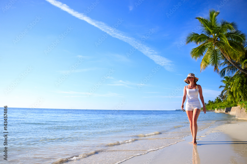 Dreamscape Escape with beauty girl on Maldives Dreamscape Escape with beauty girl on Maldives