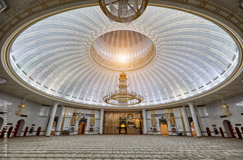 Konstfotografi Bandar Seri Begawan,Brunei Darussalam/MARCH 31,2017: Jame’ Asr Hassanil Bolkiah