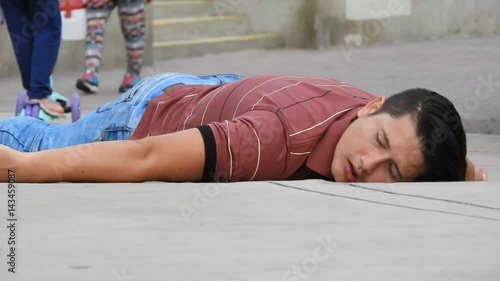 Man Passed Out Or Drunk