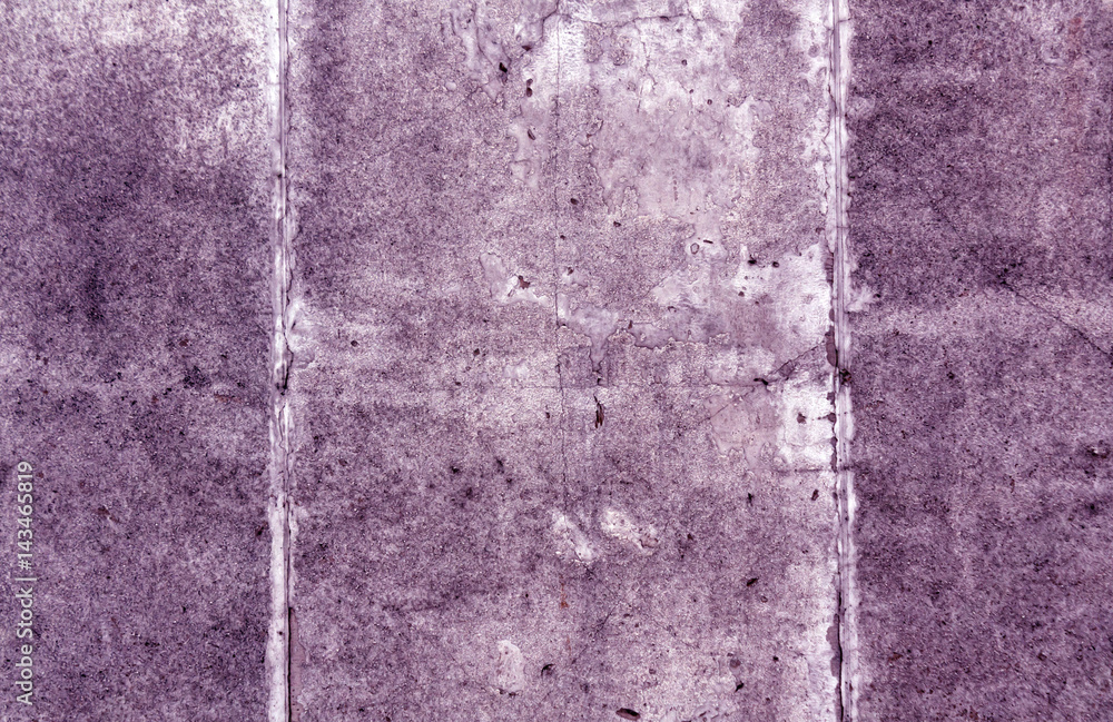 Fototapeta premium Violet color grungy cement wall surface