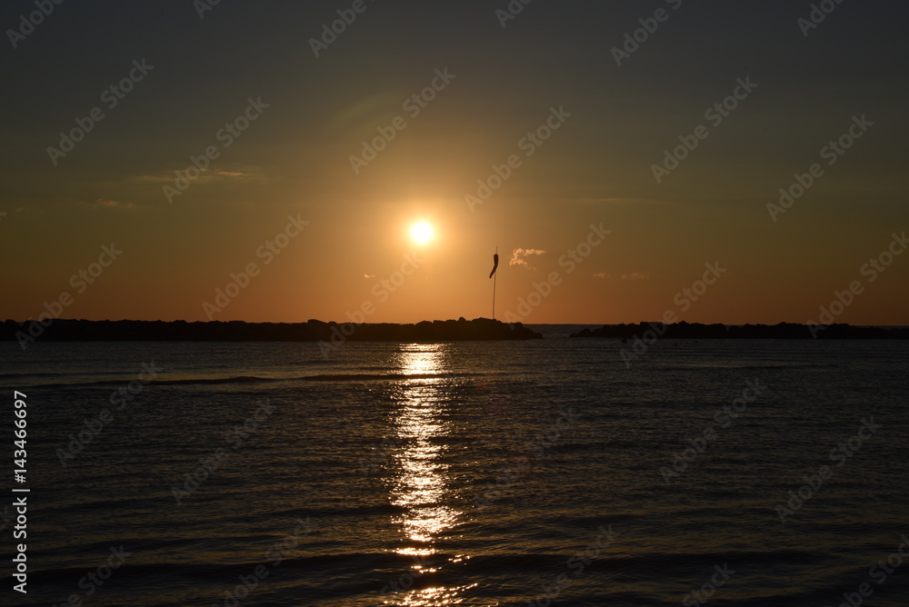 alba sul mare adriatico