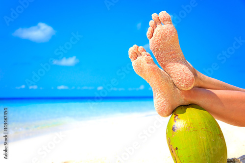 Fototapeta Naklejka Na Ścianę i Meble -  Relax on Dream Island