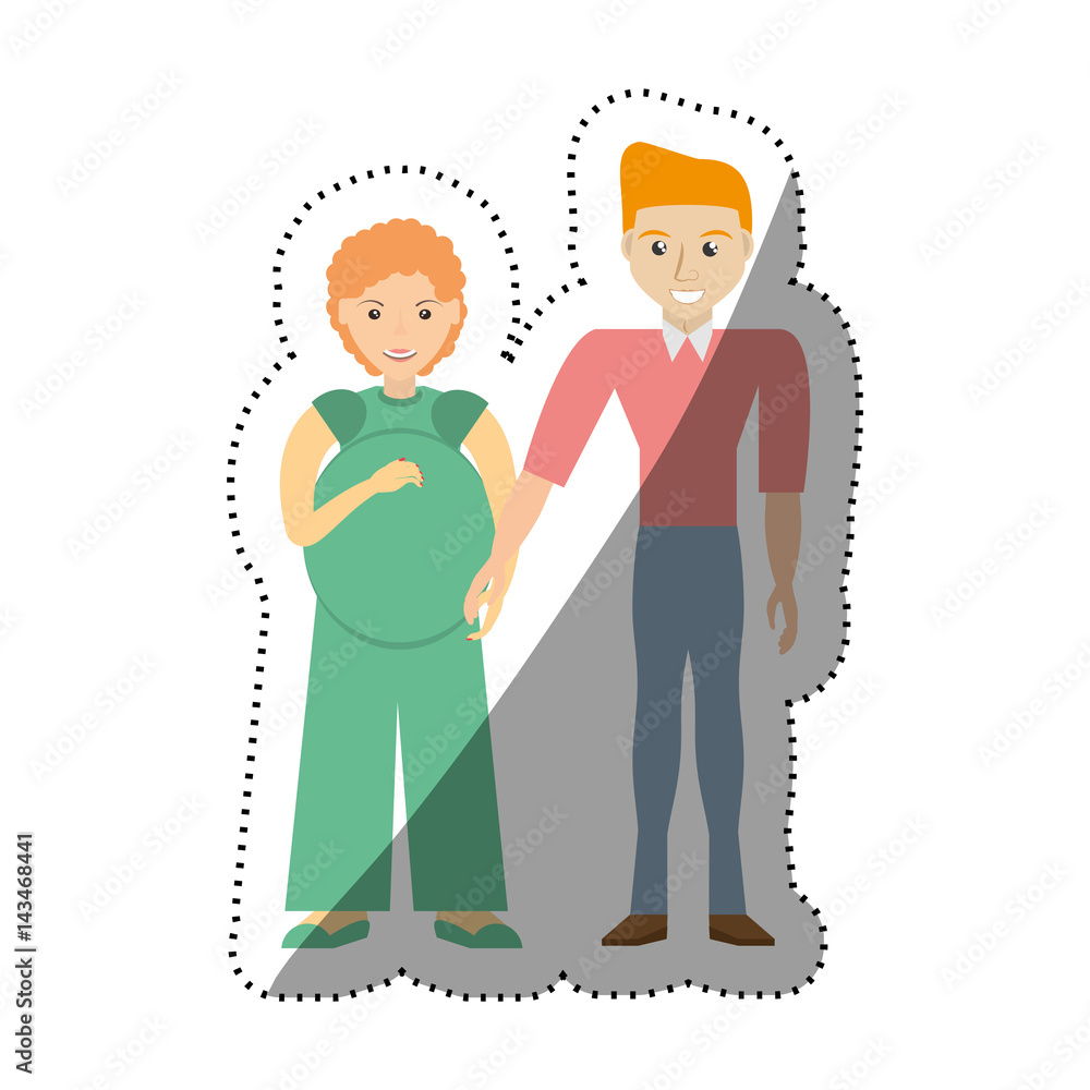people couple pregnant family image vector illustration eps 10 people couple pregnant family image vector illustration eps 10