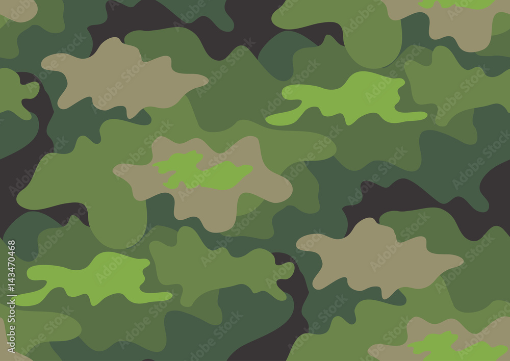 Fototapeta premium Camouflage seamless pattern.
