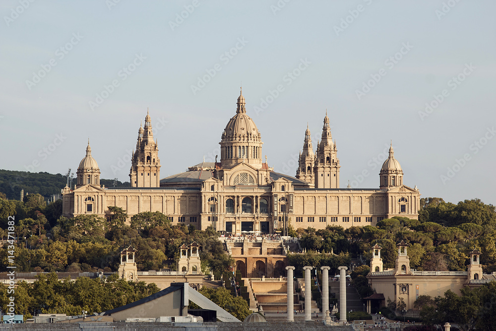 National museum of Catalan art in Barcelona, Spain