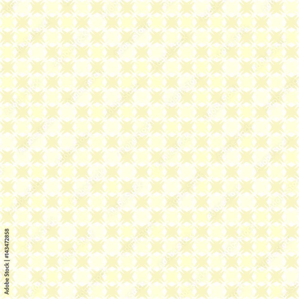 Yellow abstract checkered pattern. Seamless vector