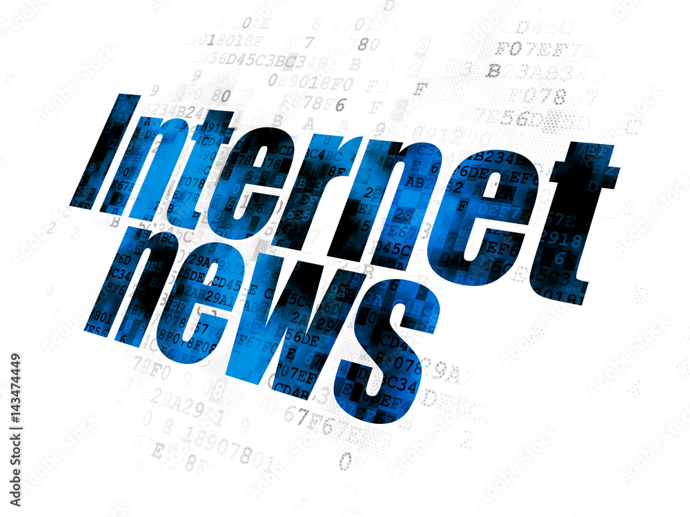 News concept: Internet News on Digital background News concept: Internet News on Digital background