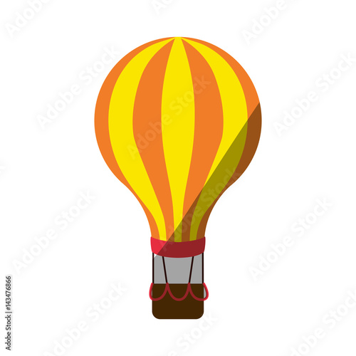 Hot air balloon icon vector illustration graphic design
