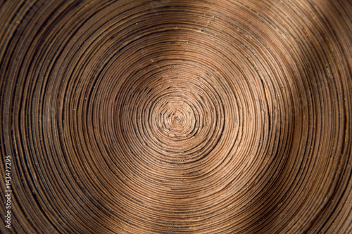 spiral is composed of dark hard cardboard paper for the background