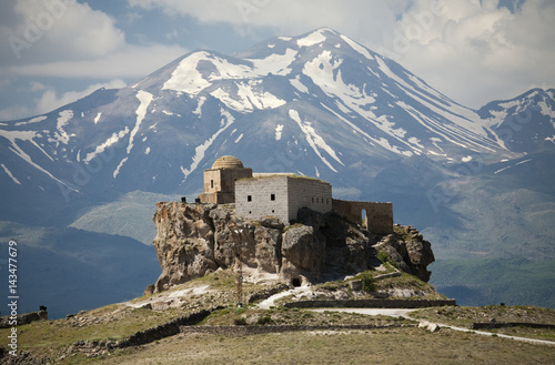 Yuksek Monastery in Guzelyurt Turkey photo