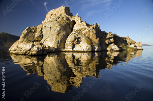 Ancient Heracleia ruins in Bafa Lake National Park Turkey photo