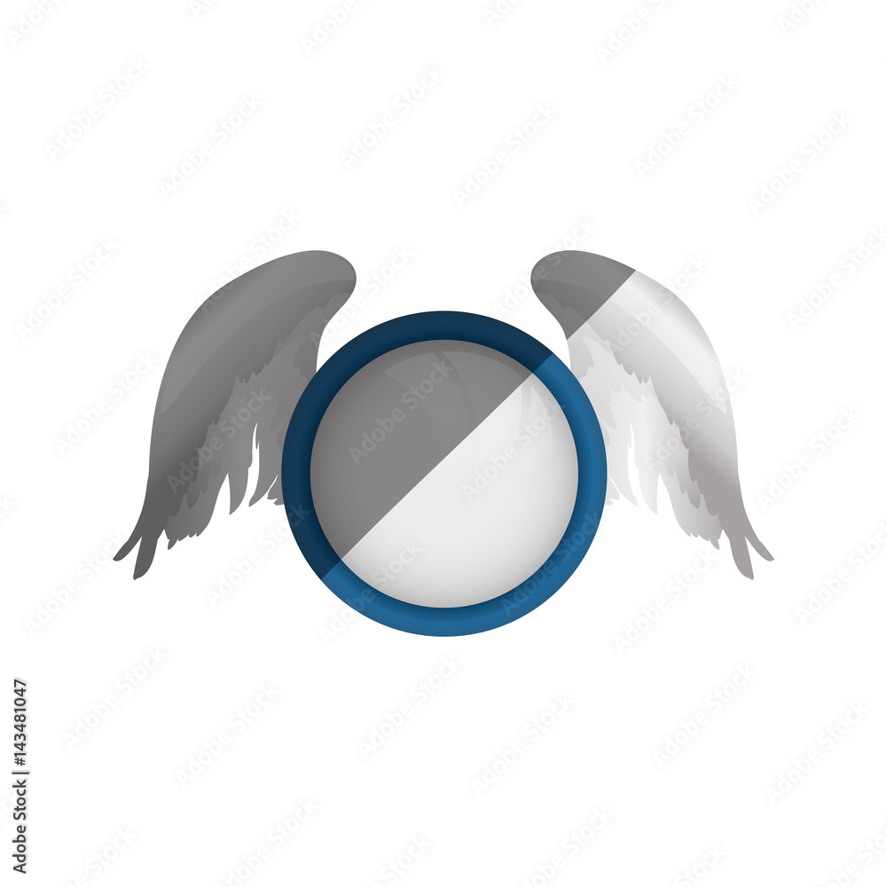 Feathers wing silhouette icon vector illustration graphic design Feathers wing silhouette icon vector illustration graphic design