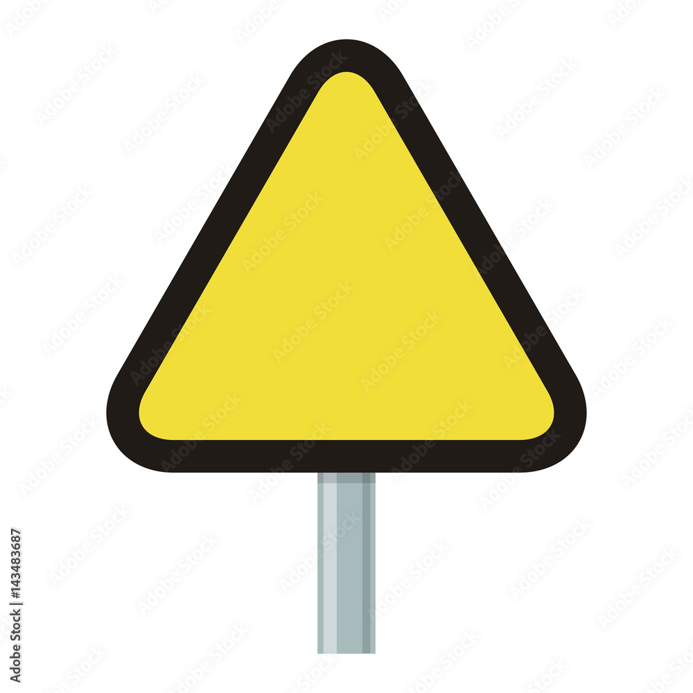 Empty attention sign icon vector illustration graphic design Empty attention sign icon vector illustration graphic design