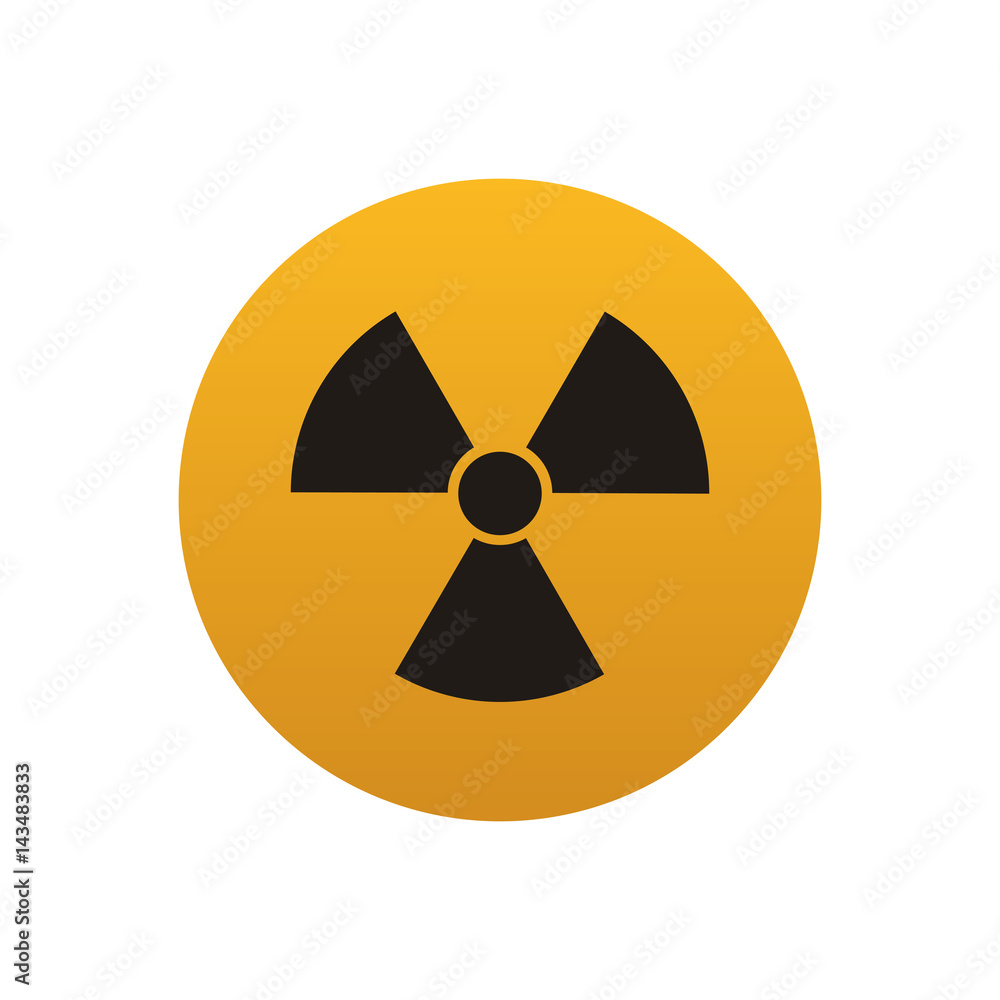 Nuclear sign advert icon vector illustration graphic design Nuclear sign advert icon vector illustration graphic design