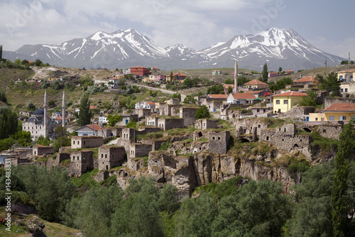 Scenic view of Ihlara town Nevsehir Turkey