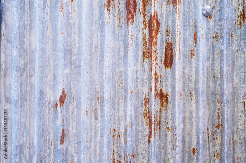 Old rusty metal sheet roof texture background
