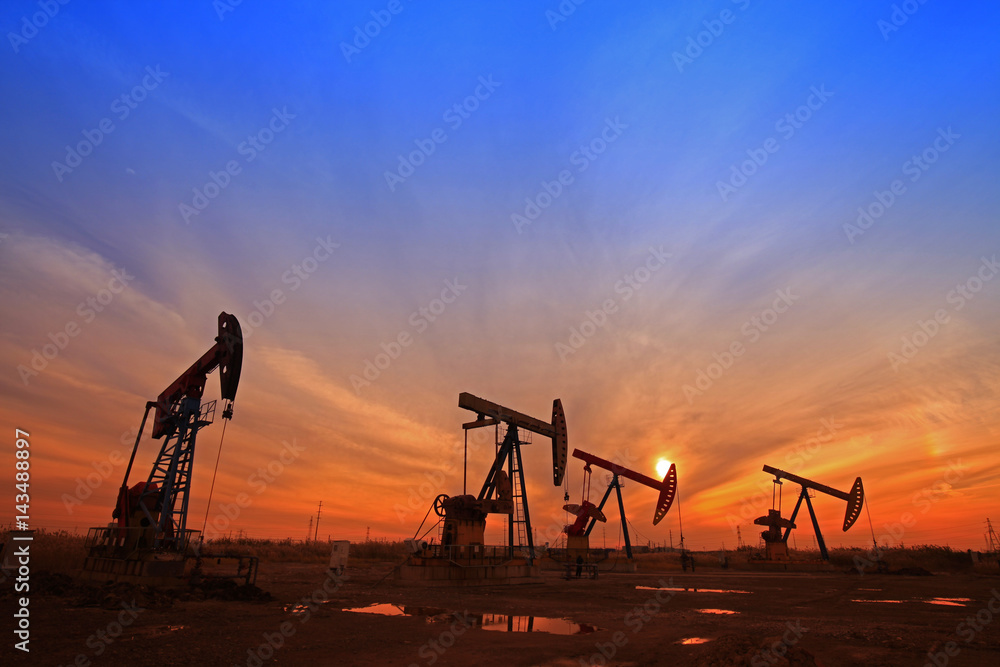 The oil pump, industrial equipment The oil pump, industrial equipment