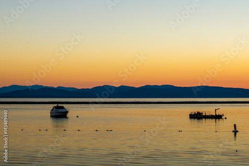 Sunset on Lake Champlain