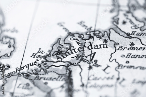 アンティークの古地図 オランダ
