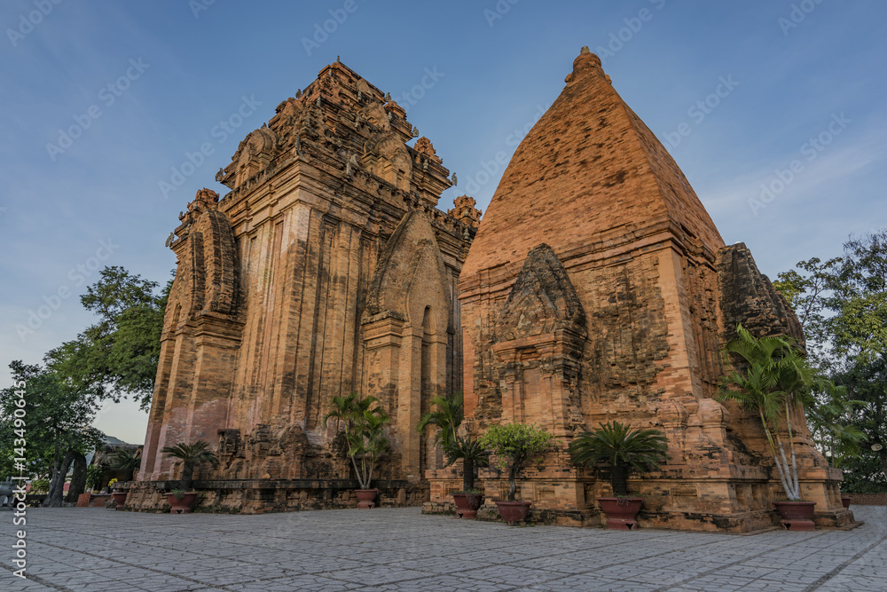Ponagar temple towers in Nha Trang