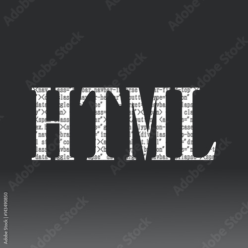 Html language sign
