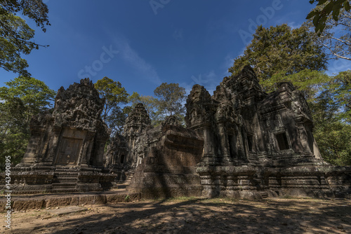 Temple near Angkor Wat with nice blue sky © luzkovyvagon.cz