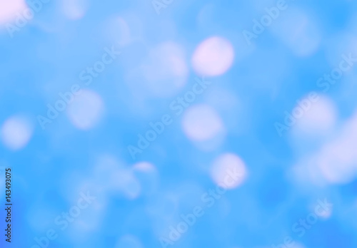 Soft blue bokeh defocused copyspace background backdrop