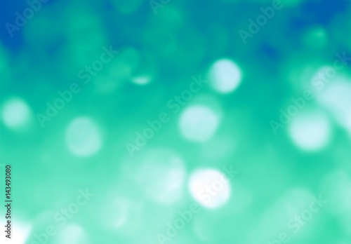 Green bokeh glittering diamond stars flakec copyspace background