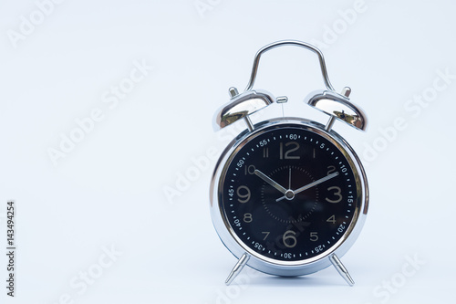 Alarm clock isolated on white background